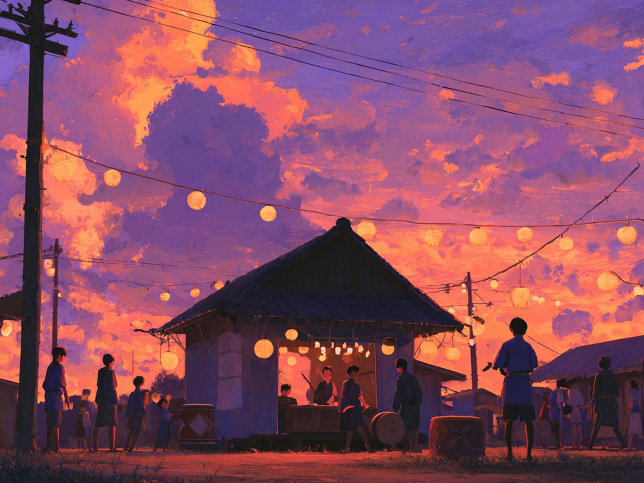 夏祭りの宵