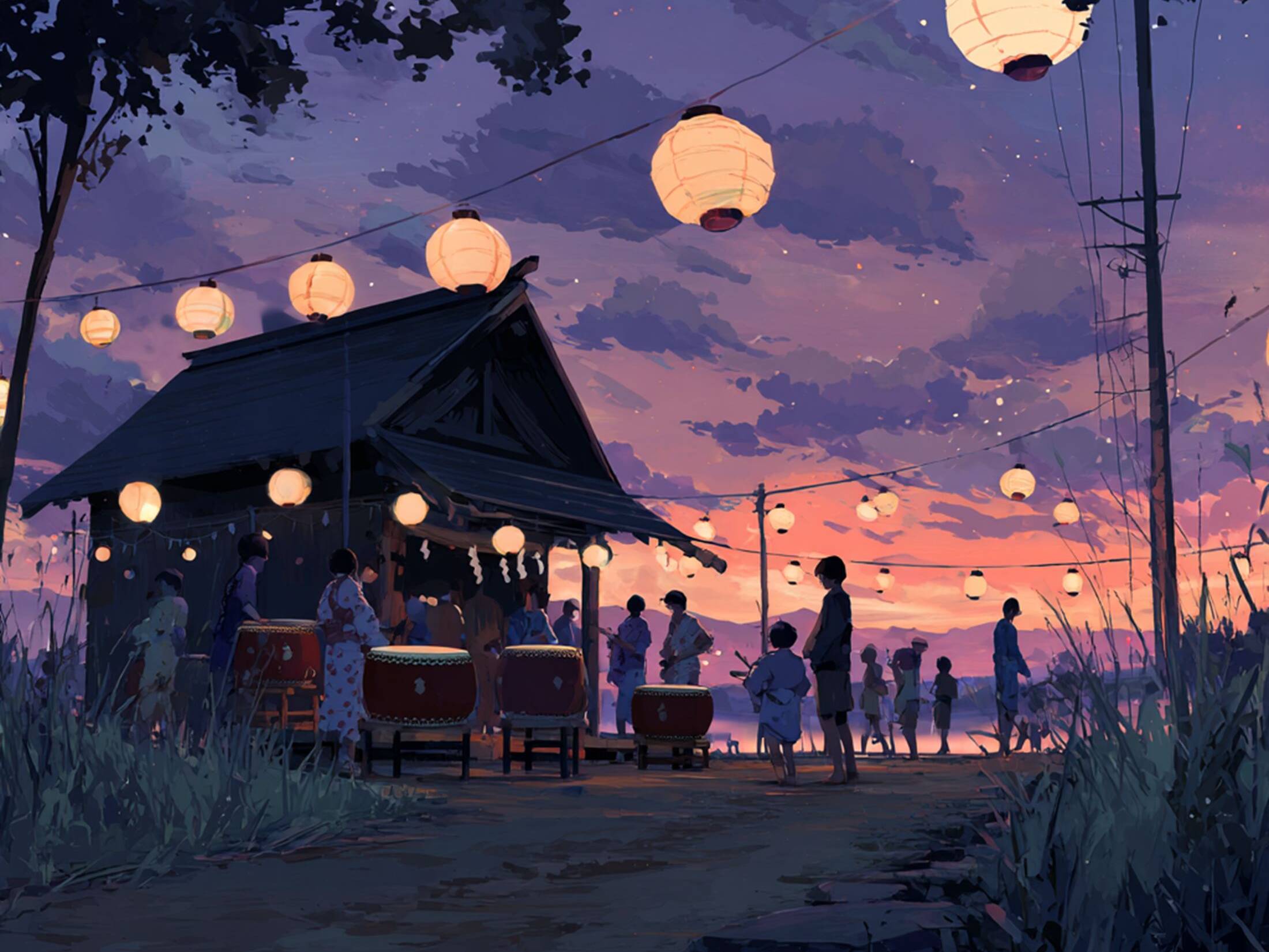 夏祭りの宵